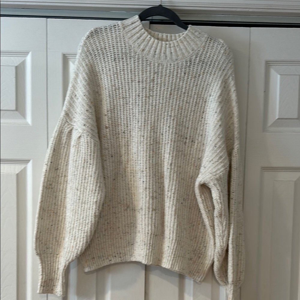 Cozy Knit Sweater - Cream
